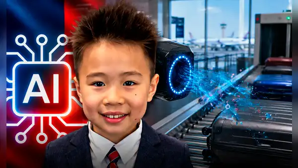 El niño de 10 años que creó con IA una “nariz electrónica” capaz de detectar drogas ocultas en equipajes: ganó un prestigioso premio