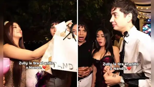 Zully pierde los papeles con Nando y le 'tira' su anillo de bodas tras desplante del streamer: "Estoy soltero"