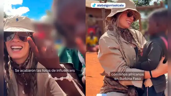 Video de Alejandra Baigorria aparece en polémico informe internacional sobre influencers que exhiben pobreza de niños africanos "para ganar clics"