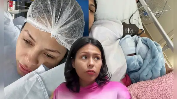 Tiktoker Moca transmite el nacimiento de su bebé en vivo y conmueve con su reacción en redes sociales