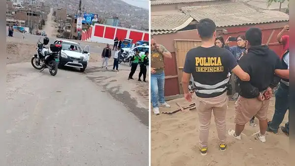 Dos delincuentes balean a policía de la Dirincri durante operativo en Pachacútec, Ventanilla