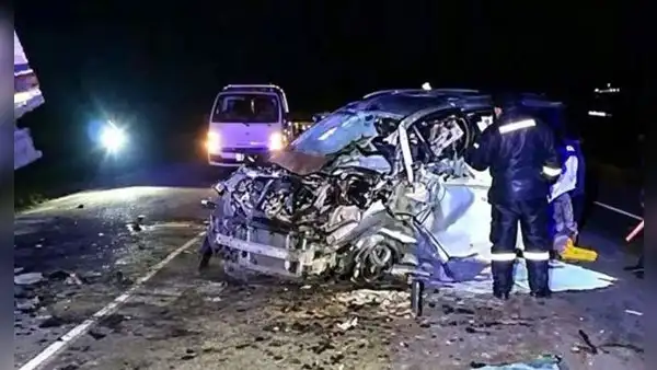 Cuatro muertos y un herido grave deja choque frontal en la vía Juliaca-Calapuja de Puno