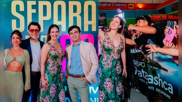 Actores de ‘Separada, pero nunca sola’ generan alboroto en Tarapoto durante avant premier: “Está bueno descentralizar”