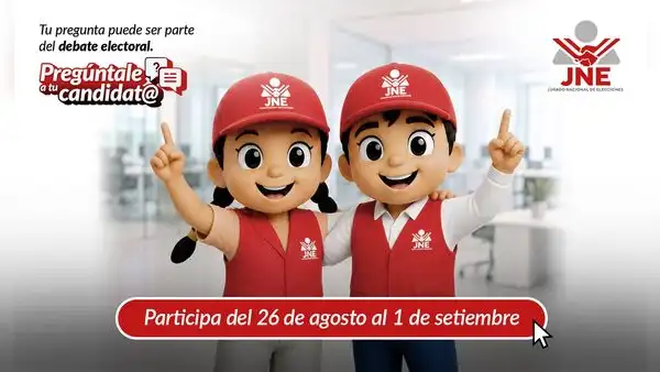 JNE invita a ciudadanía a enviar sus preguntas para los debates electorales de las ERM 2026