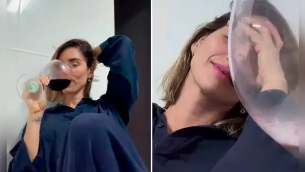 Korina Rivadeneira reaparece bebiendo y desahogándose: "Mañana empieza todo nuevamente”