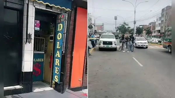 Delincuentes hacen forado y roban más de S/50.000 en casa de cambio de avenida Habich