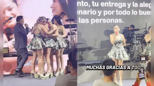 Briela Cirilo sorprende a todos al anunciar en pleno concierto que no va más en Corazón Serrano: "Esta etapa la llevo en mi corazón"