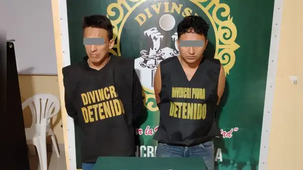 Piura: Caen dos presuntos integrantes de Los Injertos del Norte tras extorsionar por S/20.000 a ciudadano