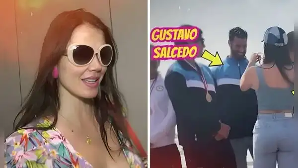 Maju Mantilla reafirma su respaldo a Gustavo Salcedo tras entregarle premio en evento público: "Apoyándolo a él"