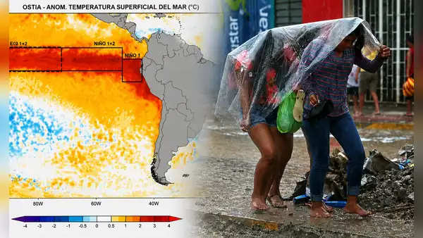 El Niño ingresa a magnitud extraordinaria en la región: Senamhi prevé inicio de lluvias en noviembre y pico en enero de 2027