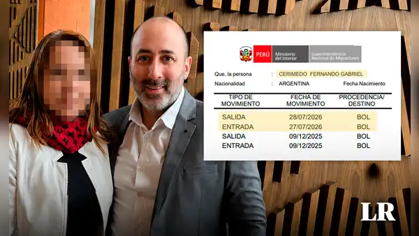 El operador Fernando Cerimedo arribó a Lima durante la juramentación de Keiko Fujimori