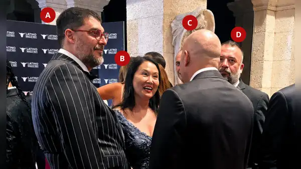 Keiko Fujimori estuvo en Florida en gala con Damián Valenzuela y Fernando Cerimedo