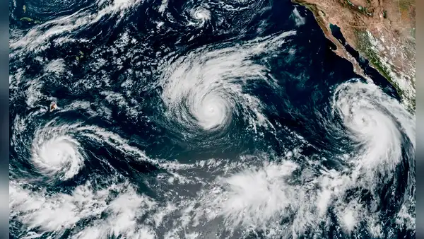 El Niño enciende las alarmas en el Pacífico con 3 huracanes a la vez: Lowell alcanzó categoría 5 y Marie avanza frente a México