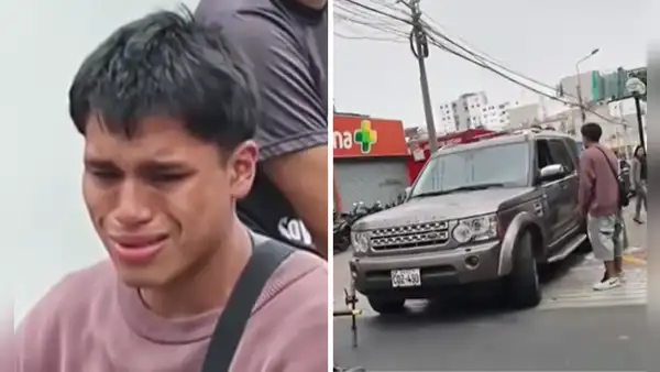 Joven se quiebra al ver su scooter destrozado tras accidente: “Era mi herramienta de trabajo”