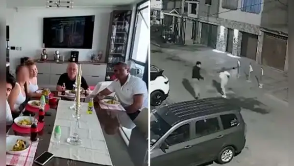 Nuevas imágenes revelan qué pasó antes del feminicidio y parricidio en Santa Anita: estuvieron en un almuerzo familiar