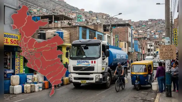 Corte de agua de hasta 16 horas HOY lunes 7 de septiembre: Sedapal restringirá el servicio en estos distritos