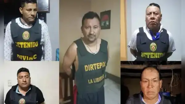 Condenan a prisión a 11 miembros de Los Letales del Norte II: exigían hasta S/50.000 a transportistas y candidatos en La Libertad