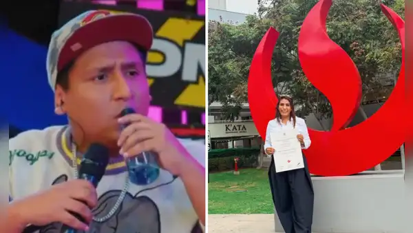 Jorge Luna sorprende con su curiosa reacción al ver a su esposa titularse como licenciada en Marketing