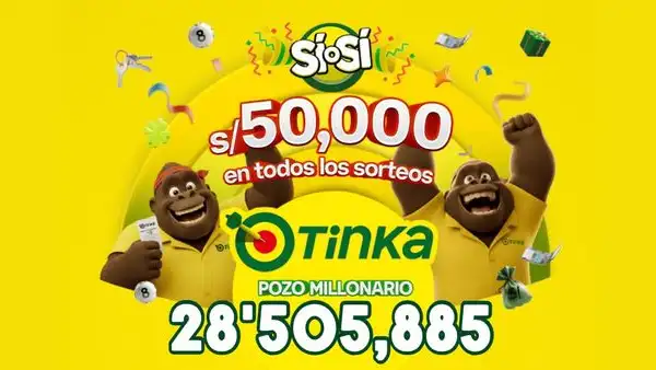 Resultados de La Tinka del miércoles 16 septiembre: números ganadores, premios del Pozo Millonario, boliyapa, S/50.000 y más