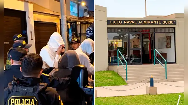 Diez escolares fueron retenidos por presunta agresión sexual contra compañero de 16 años en colegio Liceo Naval en San Borja