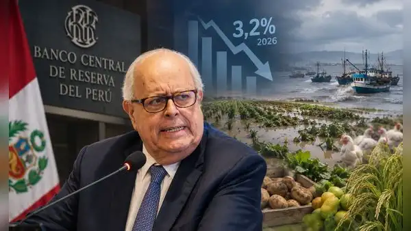 BCRP reduce crecimiento de Perú a 3,2% en 2026 por mayor golpe de El Niño