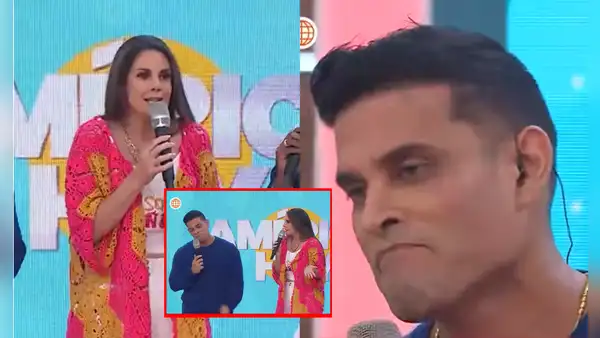 Rebeca Escribens llama “adefesio” a Christian Domínguez y protagonizan polémico momento en vivo: “No me caes”