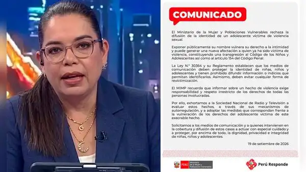 Ministerio de la Mujer "rechaza enérgicamente" difusión de identidad del menor víctima de agresión sexual en Liceo Naval