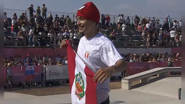 ¡Angelo Caro pone en alto el nombre del Perú! Skater logró medalla de oro en los Juegos Suramericanos Santa Fe 2026