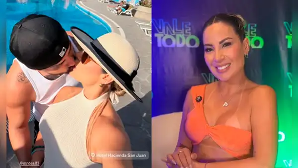 Pamela López presume su amor con Franco Portales y comparte apasionado beso en redes
