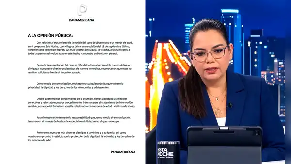 Panamericana TV lanza comunicado tras error de Milagros Leiva, pero no revela sanción
