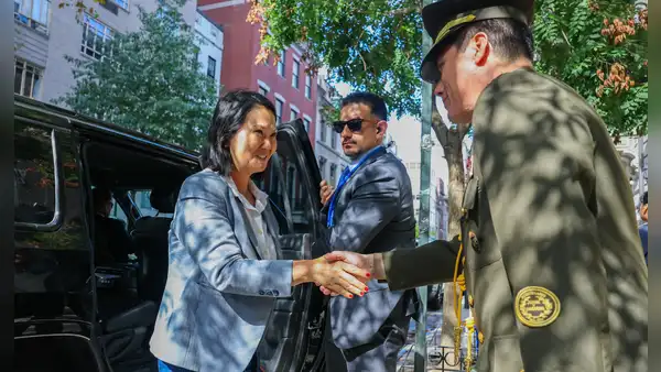 Keiko Fujimori llegó a EE. UU. para participar en la Asamblea General de la ONU