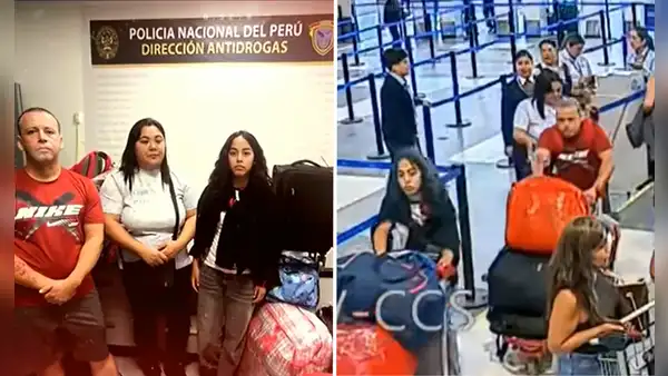 Padre, madre e hija integraban red de burriers: intentaron llevar más de 11 kilos de cocaína ocultos entre golosinas a Japón