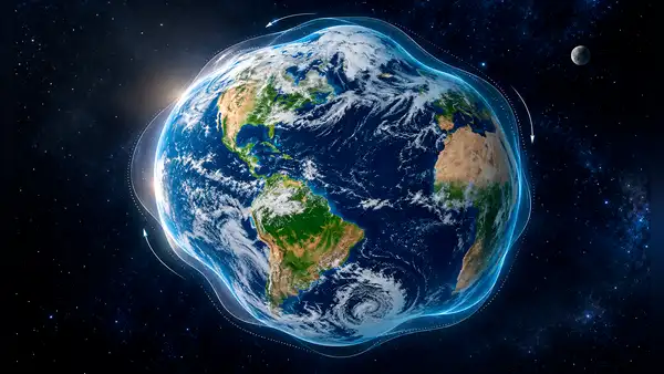 La Tierra cambia de forma cada año sin que podamos notarlo: estudio científico revela el papel del agua, el hielo y la atmósfera