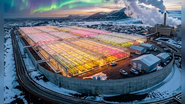 Los agricultores comenzaron a cultivar plátanos y fresas en un país cubierto de hielo durante casi todo el año