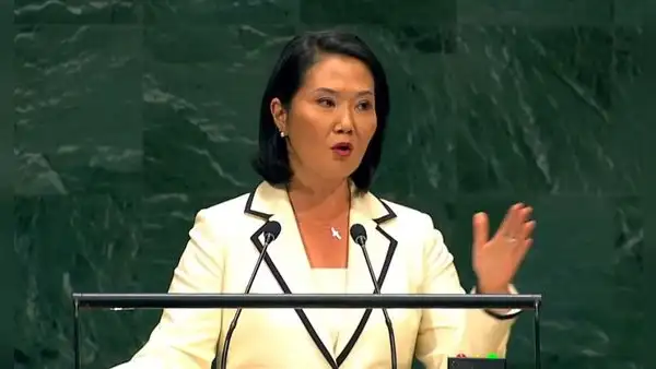 Keiko Fujimori reitera en calificar como organizaciones terroristas a grupos criminales en Asamblea General de la ONU