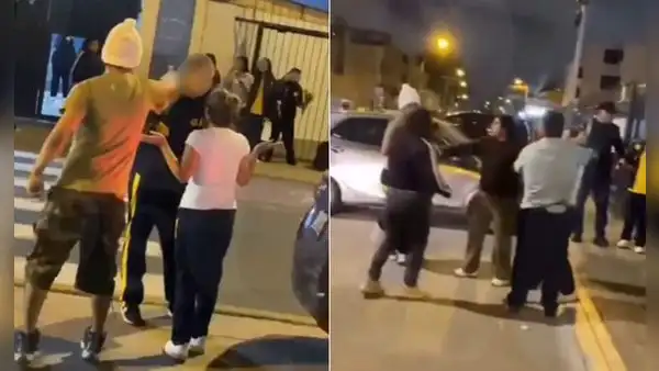 Escolares protagonizan violenta pelea en San Borja: adultos intervienen y terminan enfrentándose