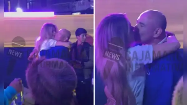 Excongresista Joaquín Ramírez es captado besando a Sheyla Rojas pese a no confirmar su relación