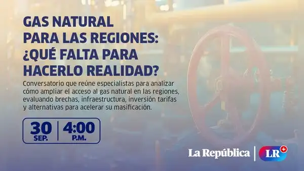 Gas natural para las regiones: expertos analizarán cómo ampliar su acceso