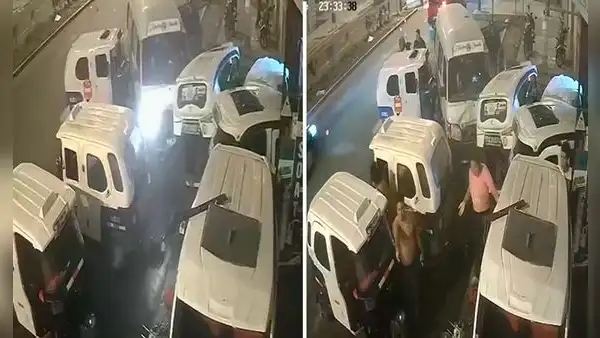 Cámaras registran aparatoso choque de combi contra varias mototaxis estacionadas en Chorrillos