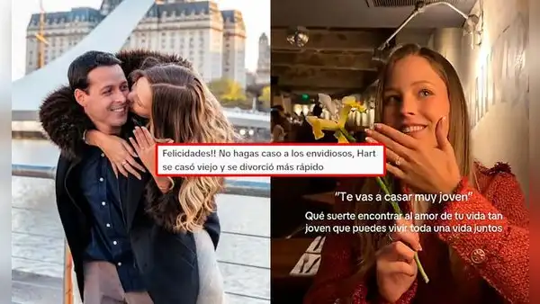 Sobrina de María Pía Copello, Micaela Bebin, reacciona tras críticas por comprometerse a los 23 años: "No importa la edad, importa con quién"