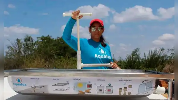 La joven que creó un sistema para convertir agua de lluvia en potable usando solo la luz del sol: su invento ya ayuda a miles de personas