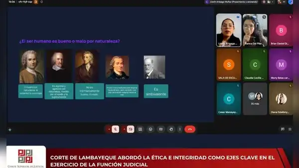 Corte de Lambayeque aborda la ética e integridad como ejes de la función judicial