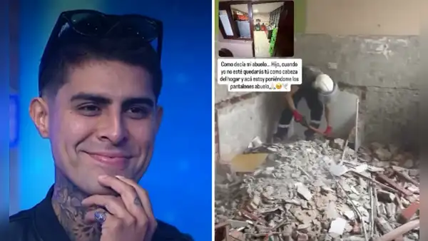 Paul Michael impacta al destruir la casa de su abuela y revela el motivo: “Poniéndome los pantalones”