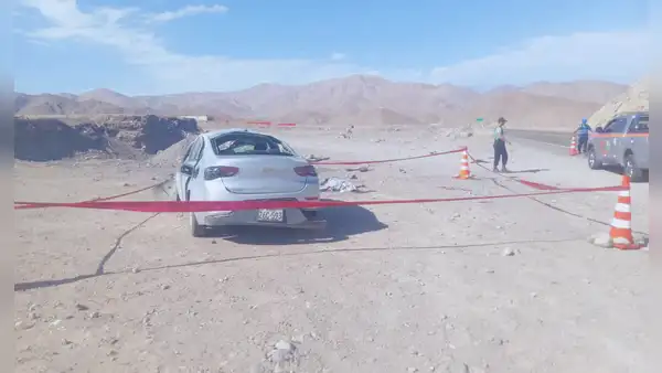 Policía muere y su colega queda herido tras despiste en la ruta Tacna-Arequipa
