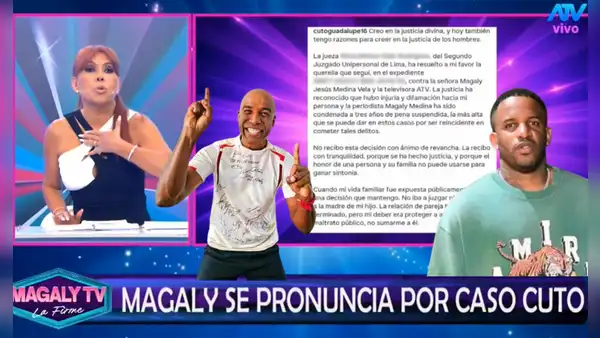 Magaly Medina habla fuerte tras ser condenada en juicio contra Cuto Guadalupe y le recuerda la infidelidad de su exesposa