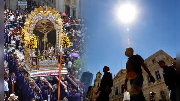 Señor de los Milagros: modifican horario de procesión del Cristo Morado por elevadas temperaturas en Arequipa