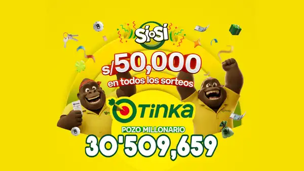 Resultados de La Tinka del miércoles 30 de septiembre: números ganadores, premios del Pozo Millonario, boliyapa, S/50.000 y más
