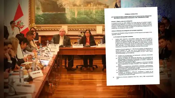 Comisión de Constitución aprueba dictamen de pedido de facultades solo en seguridad y Fenómeno El Niño