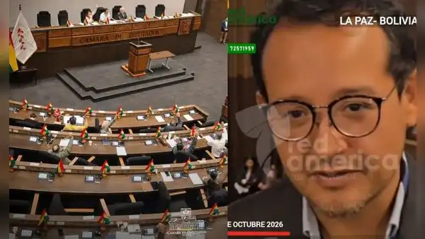 Diplomático peruano estuvo en el Congreso de Bolivia durante sesión por arresto de fiscal que investigaba a Cerimedo