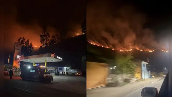 Cusco en alerta por incendio forestal en el Valle Sagrado: humo cubre viviendas y afecta comunidades